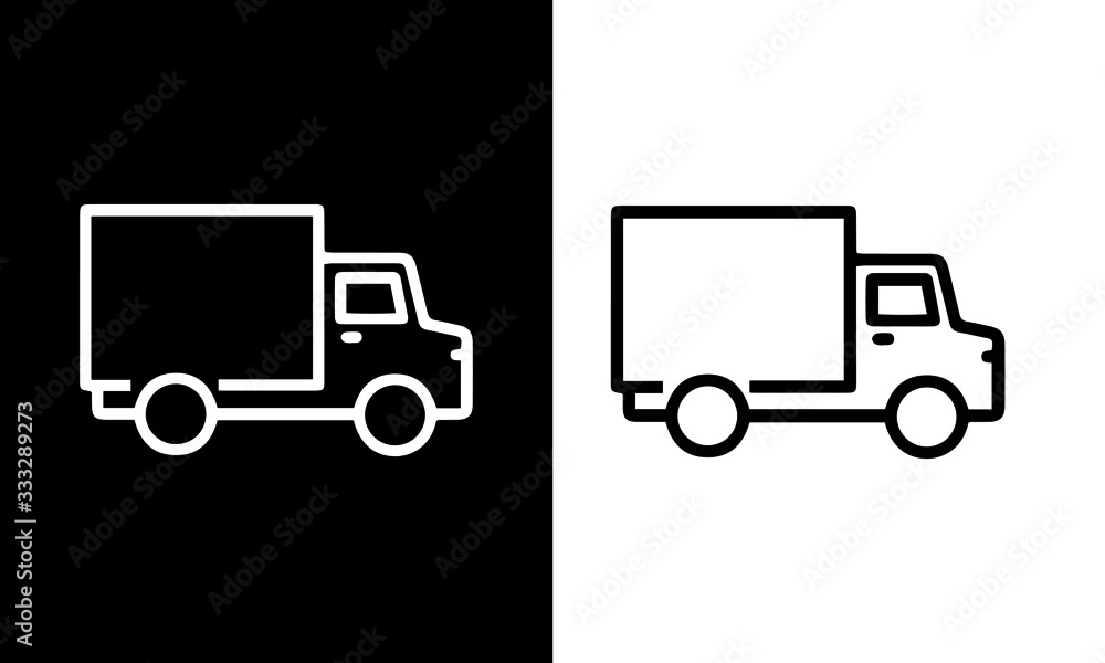 Package Delivery Thin Line Icons vector design Package Delivery Thin Line Icons vector design