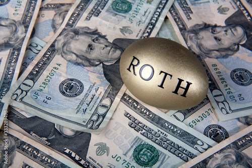 Money and gold nest eggs concept for retirement, savings, and financial planning