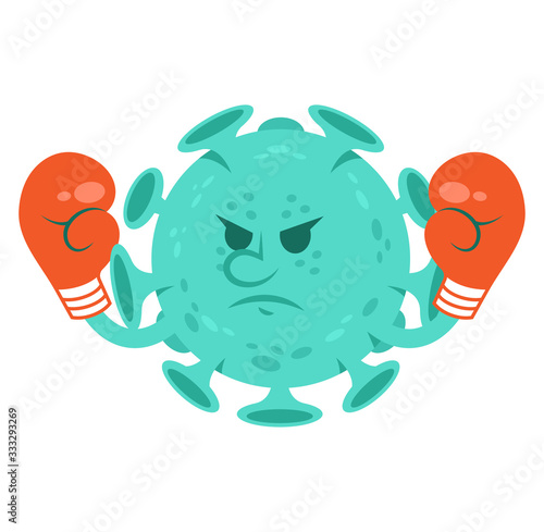 Coronavirus infectious bacteria character