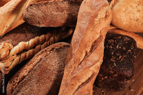 Group of bread on the table...