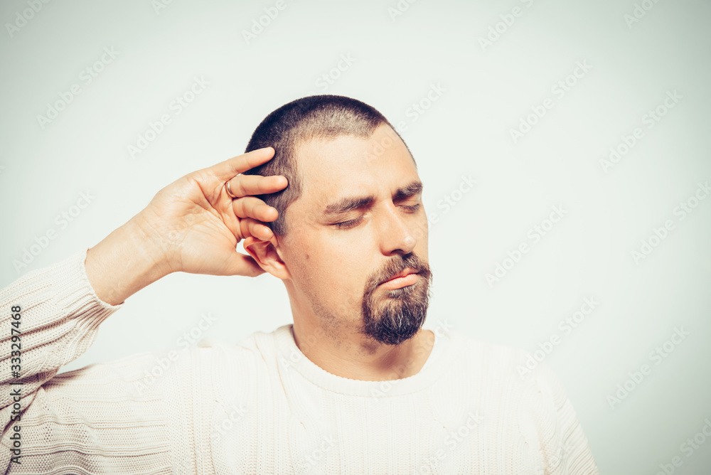 Obraz premium A man who made a mistake.