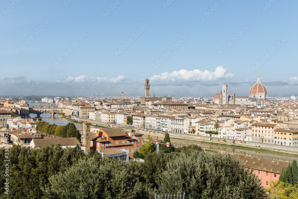 Florentine Panorama, Florence, Italy from Piazzale Michelangelo