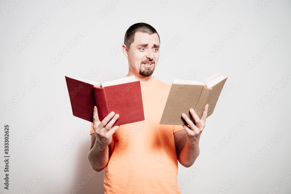 The man with a book The man with a book