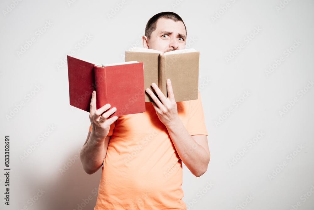The man with a book