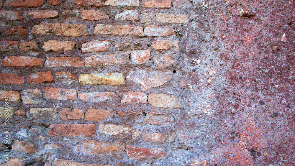 Old rough brick wall texture Old rough brick wall texture
