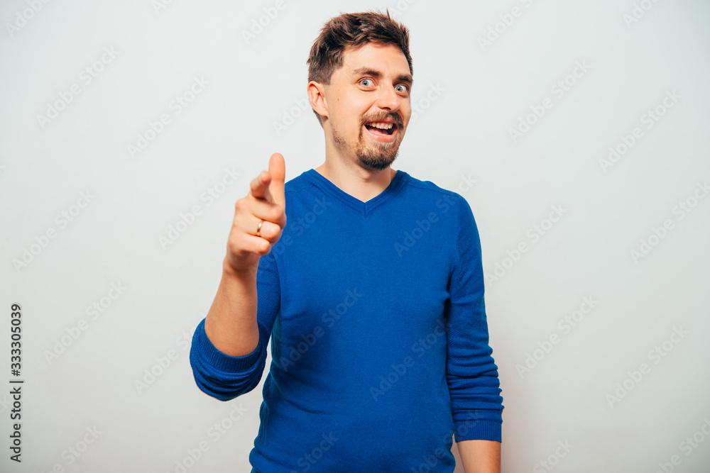 showing the index finger showing the index finger