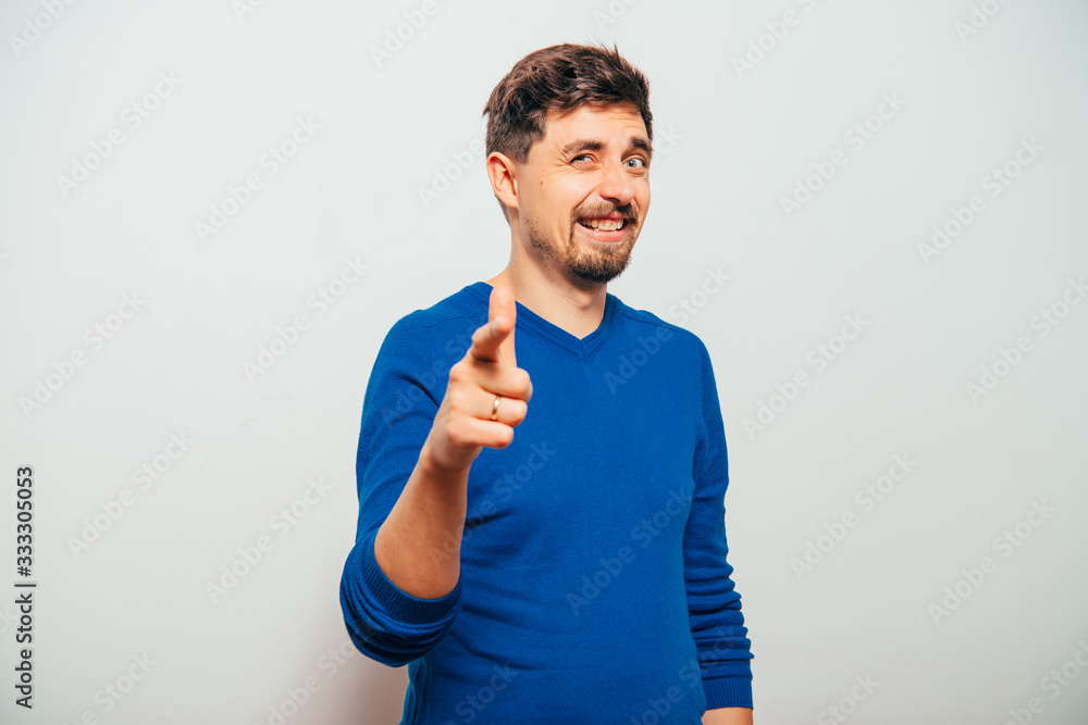 showing the index finger showing the index finger