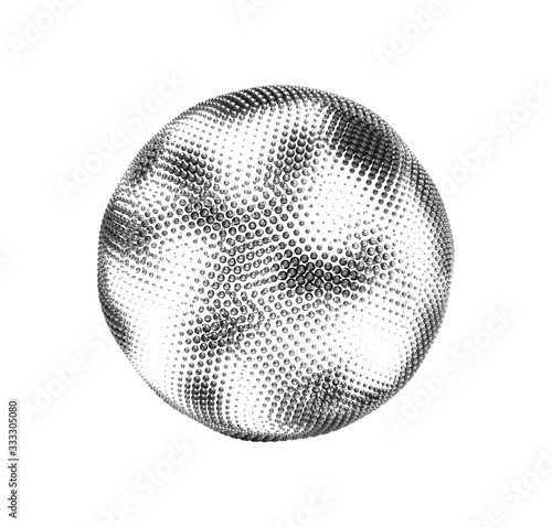 3D Abstract White Sphere