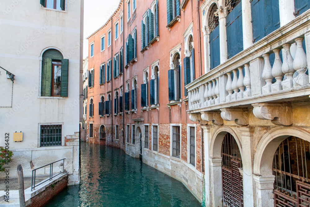 The famous canals of Venice