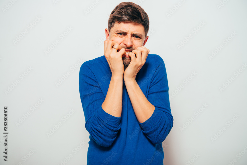 man bites his nails man bites his nails