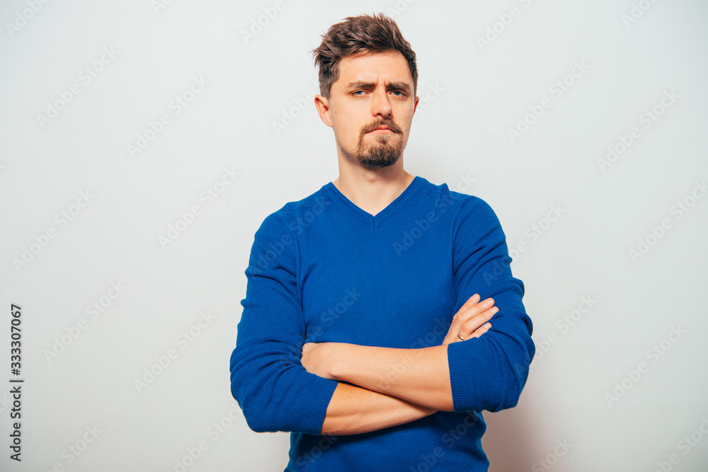 Portrait of a man arms folded Portrait of a man arms folded