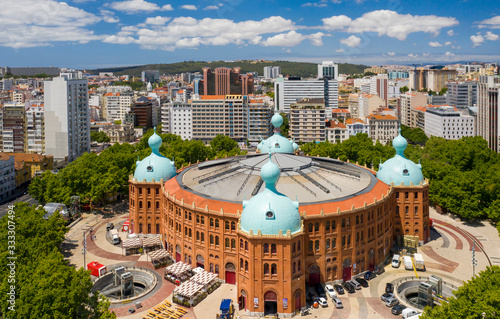 Aerial View of Campo Pequeno ortugal Lisbon Bullring photo