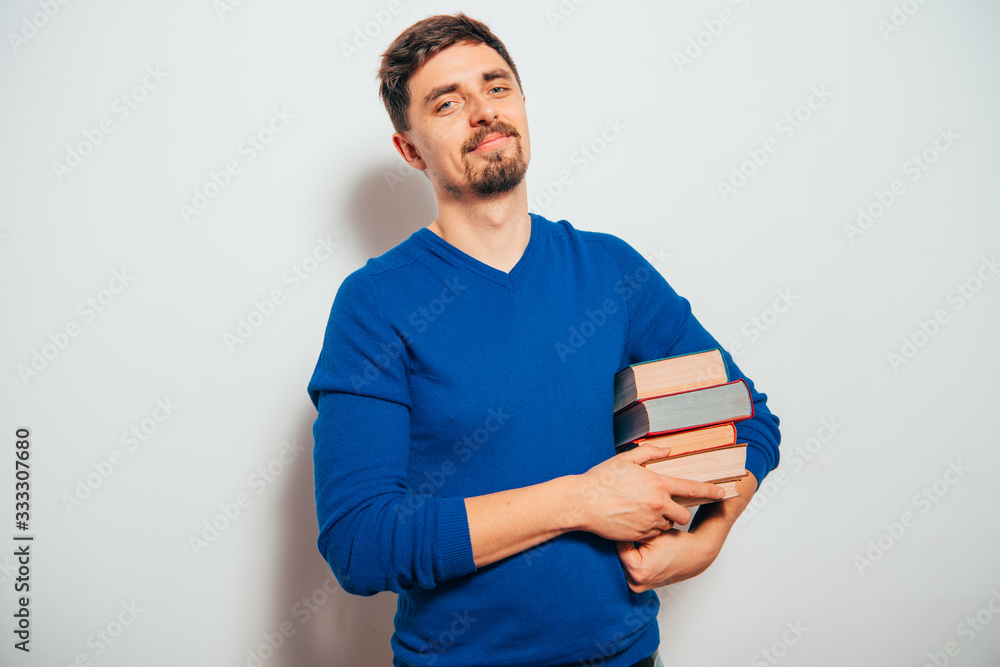 The man with a book The man with a book