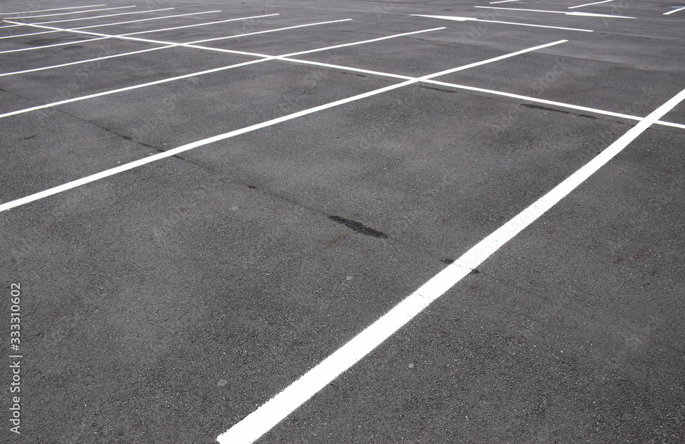 Empty car park after closure due to Covid-19 Coronavirus outbreak