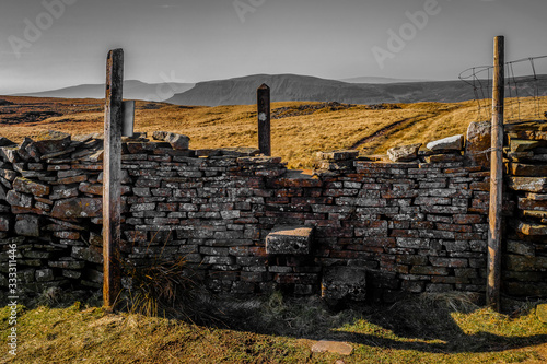 Mastiles Lane, near Malham and Kilnsey in North Yorkshire, was a Roman marching road and later an important route for the Cistercian monks leading sheep from Fountains Abbey photo