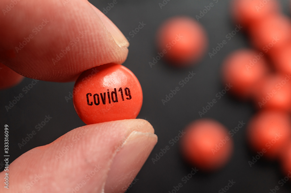 Illustration of a cure for Coronavirus Covid-19 Illustration of a cure for Coronavirus Covid-19