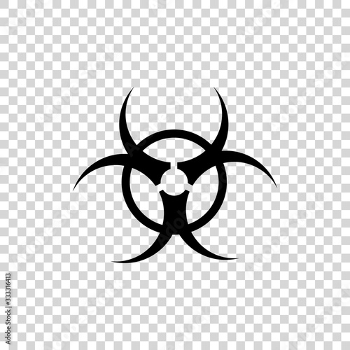 vector biohazard symbol photo