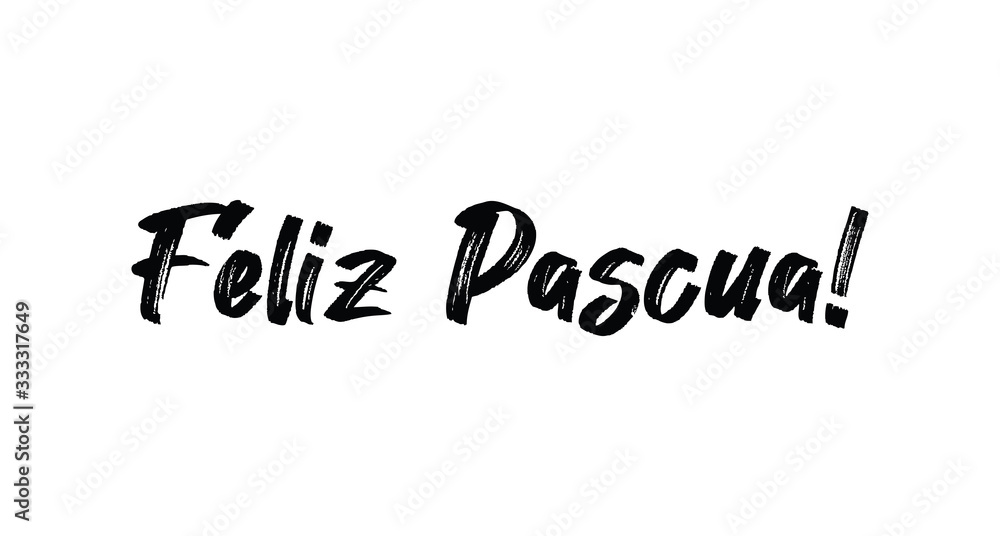 Happy easter lettering text in spanish language. Vector calligraphy. Happy easter lettering text in spanish language. Vector calligraphy.