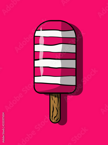 Pink Ice cream