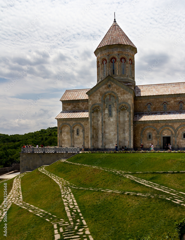 July 6, 2019 - Bodbe, Georgia - The Monastery of St. Nino at Bodbe is a Georgian Orthodox church and other sacred buildings near Sighnaghi, Kakheti, Georgia.