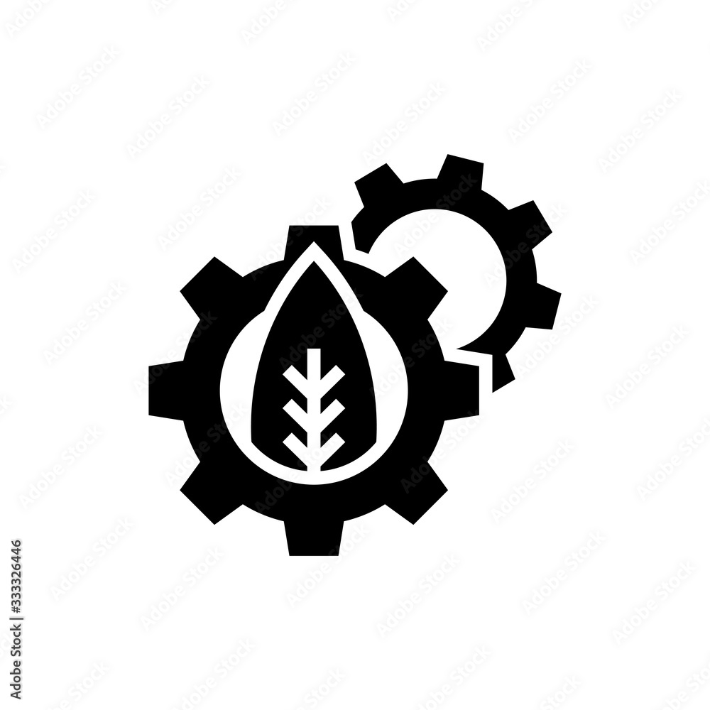 Environment Control Vector Icon Glyph Illustration