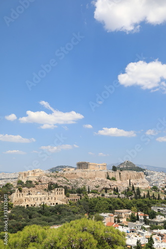 Parthenon Temple on the Acropolis of Athens, Greece © funbox