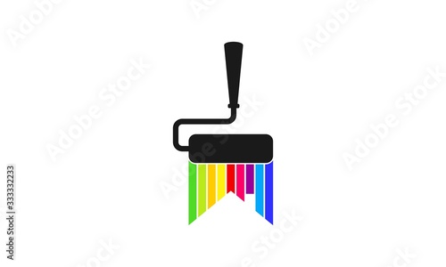 Home repaint simple illustration vector design