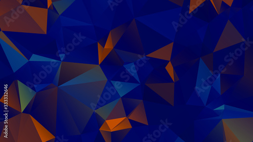 Abstract Color Polygon Background Design, Abstract Geometric Origami Style With Gradient