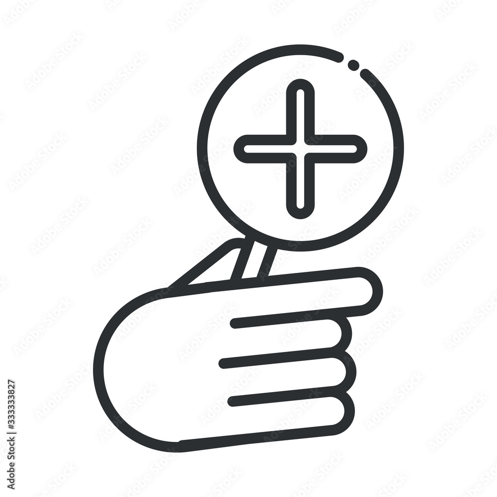 online health, clicking medical assistance covid 19 pandemic line icon online health, clicking medical assistance covid 19 pandemic line icon