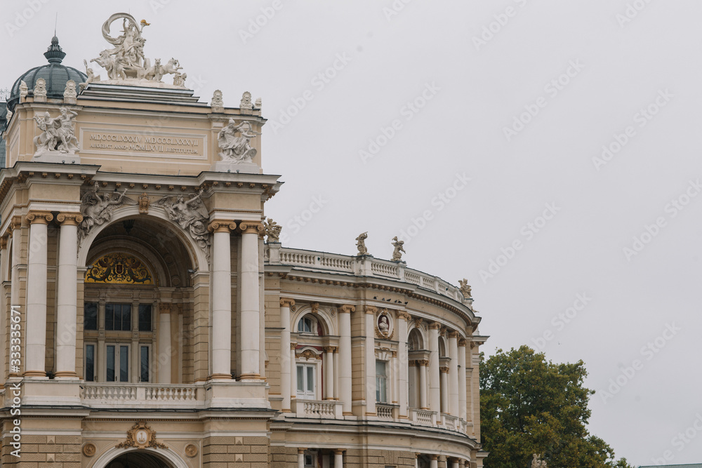 19th century opera house in the center of Odessa