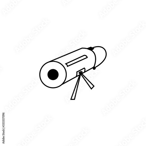 CCTV icon simple line design vector