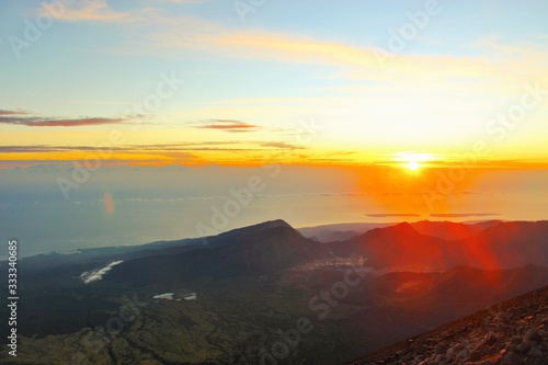 Sunrise in Indonesia