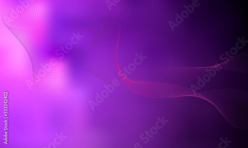 Abstract wave element for design. Digital frequency track equalizer. Stylized line art background. Colorful shiny wave with lines created using blend tool. Curved wavy line, smooth stripe Vector