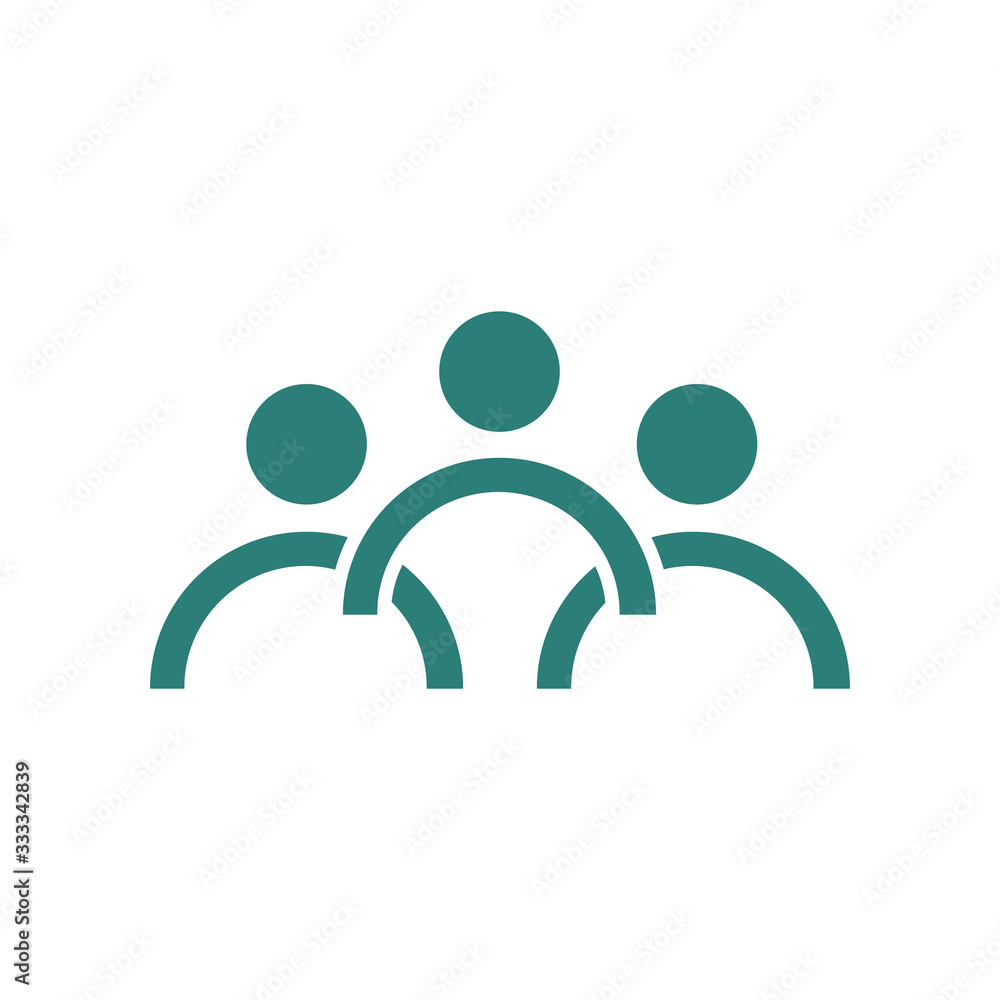 People icon design isolated on white background. vector illustration People icon design isolated on white background. vector illustration