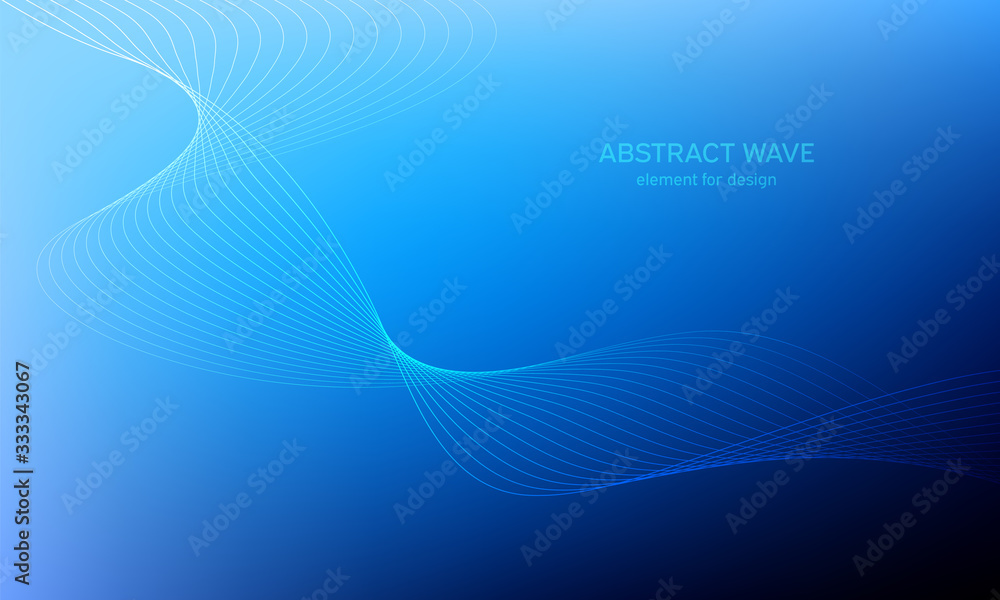 Abstract wave element for design. Digital frequency track equalizer. Stylized line art background. Colorful shiny wave with lines created using blend tool. Curved wavy line, smooth stripe Vector Abstract wave element for design. Digital frequency track equalizer. Stylized line art background. Colorful shiny wave with lines created using blend tool. Curved wavy line, smooth stripe Vector