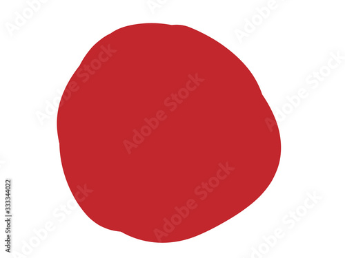 手描きのいびつな丸