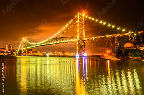 Hercílio Luz Bridge in Florianópolis photo