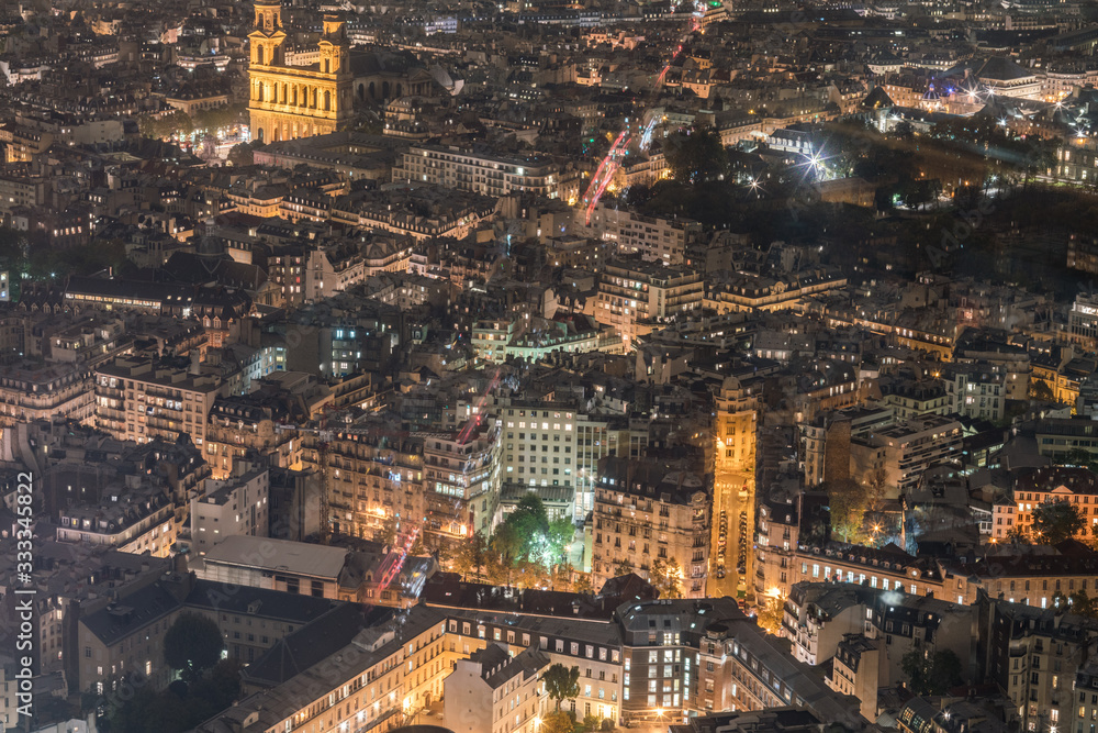 Obraz premium night paris