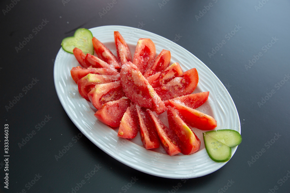 tomato with sugar from chinese cuisine tomato with sugar from chinese cuisine