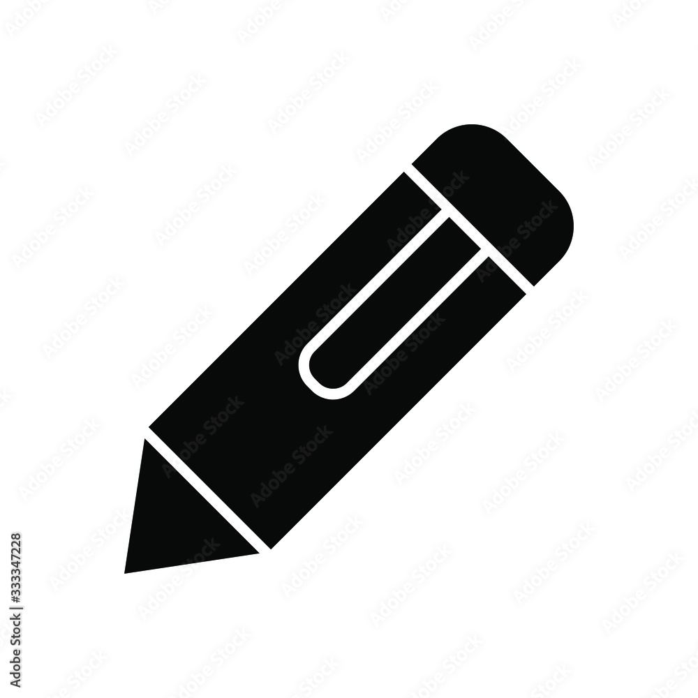Pen icon vector , business template logo design emblem isolated illustration , outline solid background white Pen icon vector , business template logo design emblem isolated illustration , outline solid background white