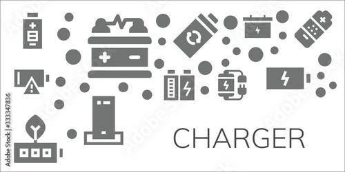 Wallpaper Mural charger icon set Torontodigital.ca