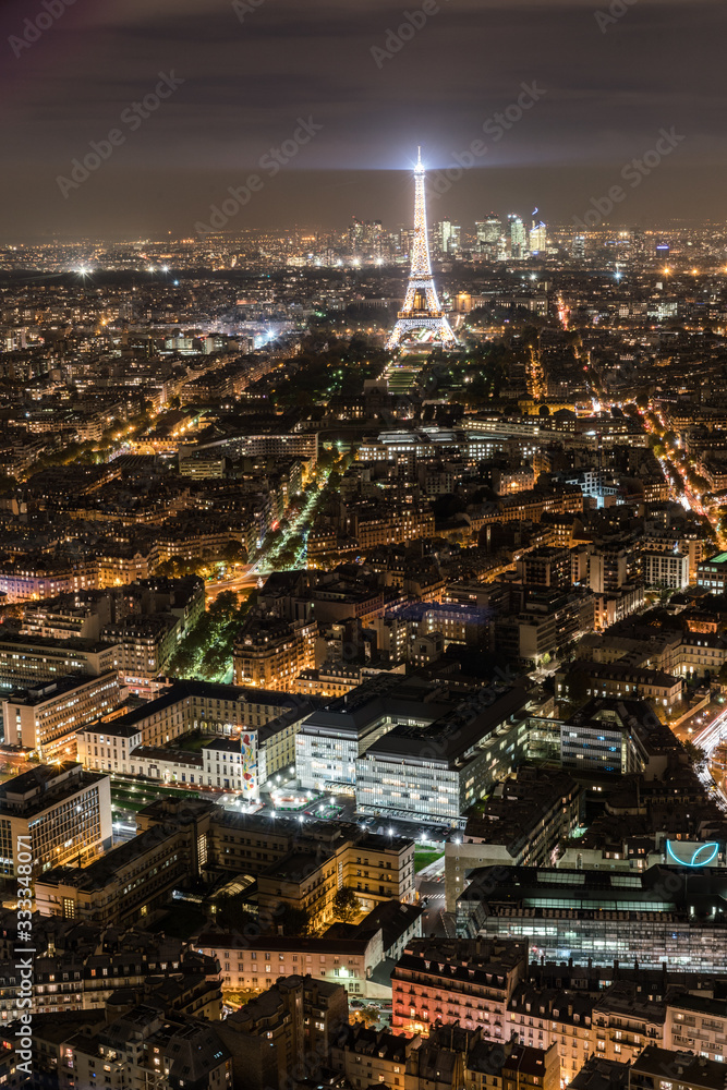 Obraz premium night paris