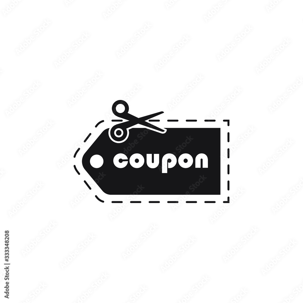Coupon icon design isolated on white background. vector illustration Coupon icon design isolated on white background. vector illustration