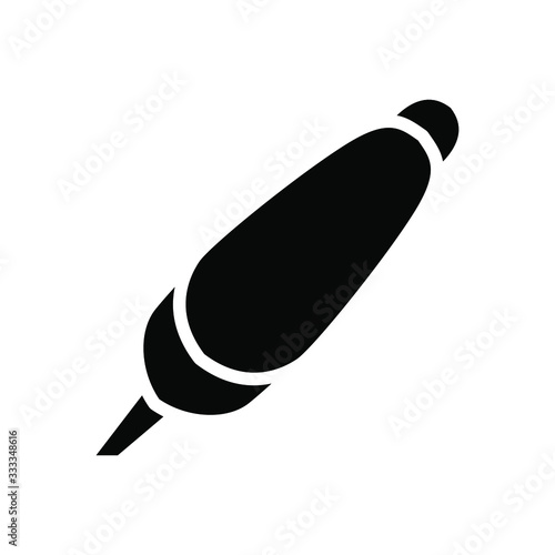 Highlight icon , faber color draw emblem isolated illustration , ouline template logo design solid background white