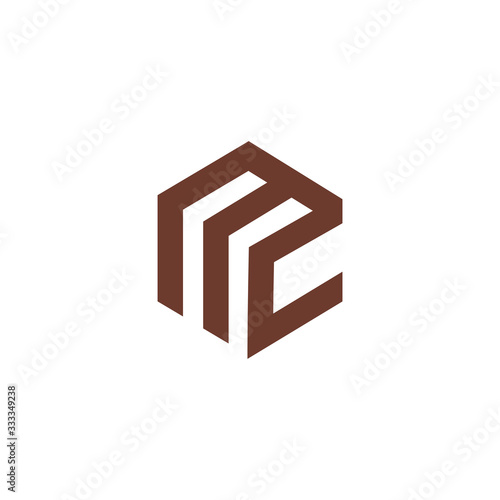 Initial Letter mc or cm logo vector design template 