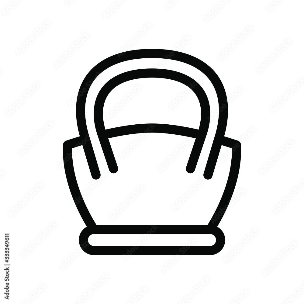 Clip binder icon , template logo design vector emblem isolated illustration , outline solid background white Clip binder icon , template logo design vector emblem isolated illustration , outline solid background white