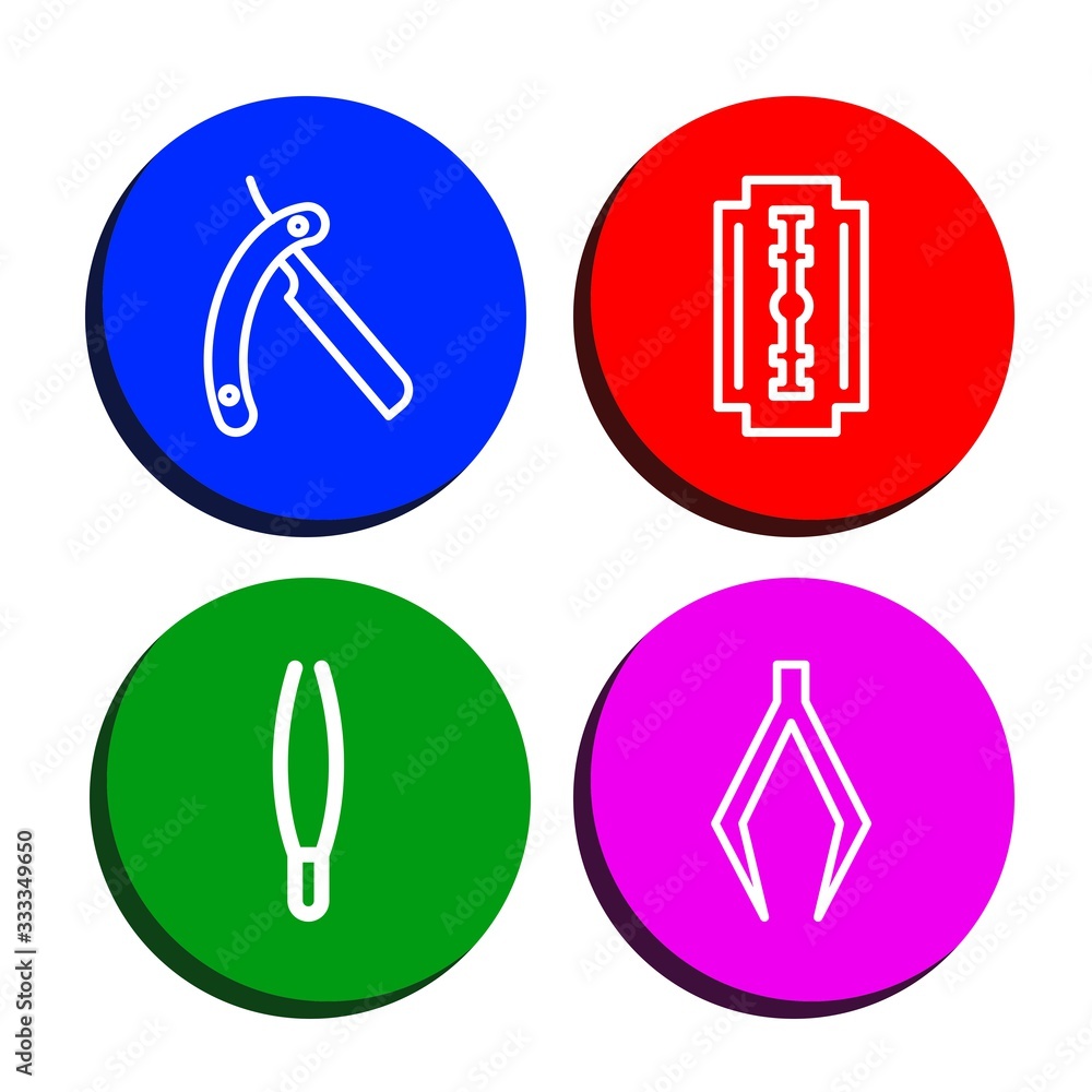 Set of removal icons