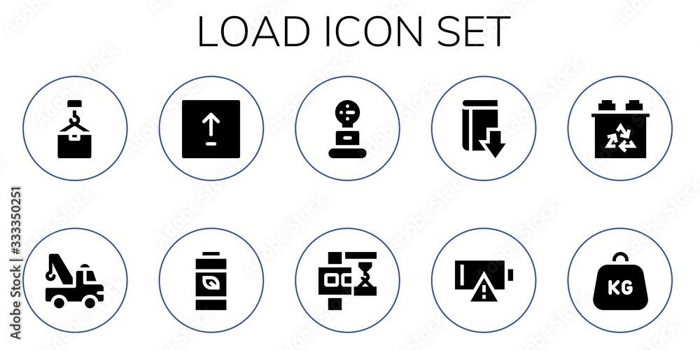 load icon set load icon set