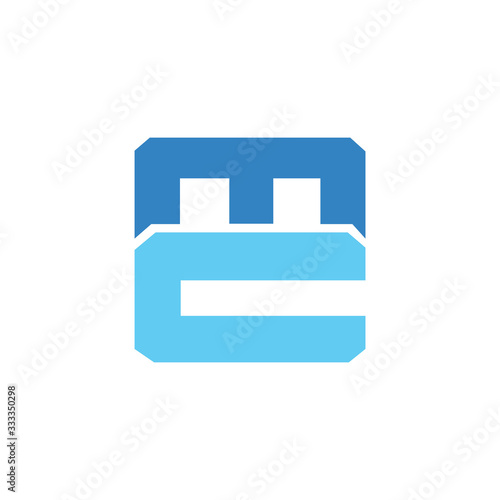 Initial Letter mc or cm logo design templates 
