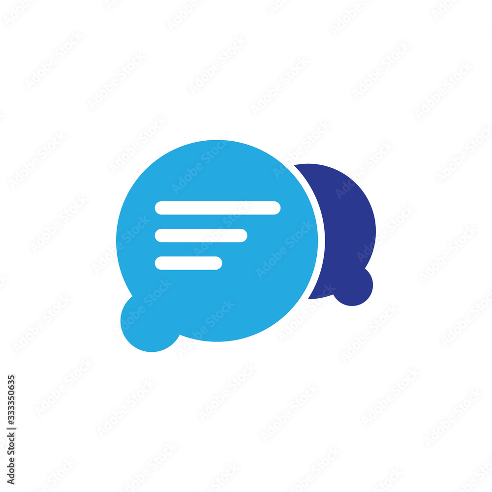 Bubble speech icon design isolated on white background Bubble speech icon design isolated on white background
